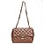 Bolsa Feminina Couro Legitimo Matelassê Média Marrom C/ Dourado - Imagem 2