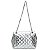 Bolsa Feminina Couro Legitimo Matelassê Média - Prata - Imagem 4
