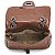 Bolsa Feminina Couro Legitimo Matelassê Mini Bag - Marrom C/ Grafite - Imagem 5