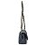 Bolsa Feminina Couro Legitimo Matelassê Mini Bag - Azul Marinho C/ Dourado - Imagem 3