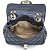 Bolsa Feminina Couro Legitimo Matelassê Mini Bag - Azul Marinho C/ Dourado - Imagem 5