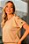 Blusa Feminina com Detalhes de Botões no Ombro - Imagem 1