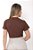 Blusa Feminina Canelada Gola Baixa - Imagem 3