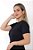 Blusa Feminina Canelada Gola Baixa - Imagem 1
