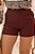 Short Feminino Marrant – Cintura Alta e Detalhes de Recortes - Imagem 3