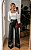 Calça Pantalona Couro Resinado - Imagem 3
