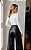Calça Pantalona Couro Resinado - Imagem 4