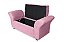 Kit Cabeceira Geovana e Calçadeira Veneza 140cm suede Rosa - Imagem 5