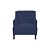 Poltrona Genesis Suede Azul Marinho - Imagem 1