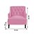 Poltrona Genesis Suede Rosa - Imagem 2