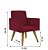 Poltrona Nina Suede Bordo - Imagem 3