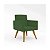 Poltrona Nina Suede Verde - Imagem 1
