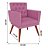 Poltrona NIna Captone Suede Rosa - Imagem 2