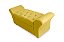 Kit Cabeceira Geovana e Calçadeira Veneza 160cm suede Amarelo - Imagem 6