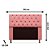 Cabeceira Mirage 90 CM Suede Rosa - Imagem 2