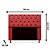 Cabeceira Mirage 90 CM Suede Vermelho - Imagem 2