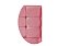 Cabeceira Copenhague 90 CM Suede Rosa - Imagem 3