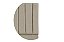Cabeceira Solteiro 90 CM Suede Bege Cancum - Imagem 3