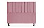 Cabeceira Solteiro 100 CM Suede Rosa Cancum - Imagem 1