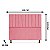Cabeceira Casal 140 CM Suede Rosa Cancum - Imagem 2