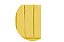 Cabeceira Queen 160 CM Suede Amarelo Cancum - Imagem 3