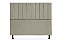 Cabeceira King 195 CM Suede Bege Cancum - Imagem 1