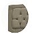 Cabeceira Geovana 90 CM Suede Bege - Imagem 3