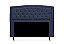 Cabeceira Geovana 100 CM Suede Azul Marinho - Imagem 1
