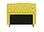 Cabeceira Geovana 140 CM Suede Amarelo - Imagem 1