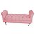 Divã Recamier Barcelona - 1,50 Suede - Rosa - Imagem 1