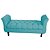 Divã Recamier Barcelona - 1,60 Suede - Azul Turquesa - Imagem 1