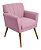 Poltrona Decorativa Cecília - Rosa - Renascer Decor - Imagem 1