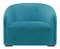 Poltrona Decorativa Julia - Azul Turquesa - Renascer Decor - Imagem 2