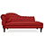 Recamier Divã Juliana 160cm com Strass - Direita Suede - Imagem 10