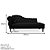 Recamier Divã Juliana 185cm com Strass - Direita Suede - Imagem 12