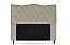 Cabeceira Dunas Queen Size 160cm com Strass Suede - Imagem 1