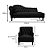 Kit Divã Cancun 160cm Braço Direito + 2 Poltronas Genesis com Strass Suede - Imagem 13