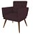 Kit 4 Poltronas Nina com Capitone - Bordô - Imagem 4