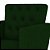 Kit 3 Poltronas Nina com Capitone - Verde - Imagem 3