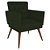 Kit 3 Poltronas Nina com Capitone - Verde - Imagem 2