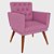Kit 3 Poltronas Nina com Capitone - Rosa - Imagem 2