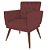 Poltrona Nina com Capitone - Vermelho - Imagem 1
