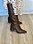 Bota Alina | couro marrom cano longo - Imagem 4