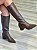 Bota Alina | couro marrom cano longo - Imagem 3