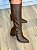 Bota Alina | couro marrom cano longo - Imagem 2
