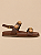 Papete Tati | Couro marrom tachas - Imagem 3