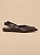 Sapatilha Amelie | Couro slingback marrom - Imagem 2