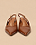 Salto scarpin Elise | Couro slingback marrom - Imagem 5
