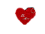 Chaveiro de coração - Imagem 1