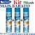 Kit 3un Poderoso Limpa Vidros Aerossol 400ml - Kelldrin - Imagem 1
